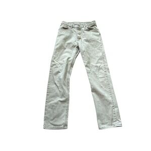 Mens Light Wash tan Straight Leg Denim Jeans‎ Size 32